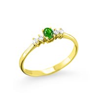 Anello Stevanella Gioielli Donna in Oro giallo AN-2660GR-O.GIALLO-SMRL-DIAM0,08